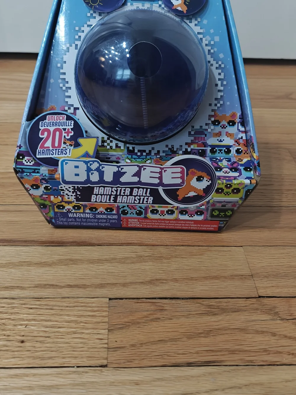 Bitzee Hamster Ball - Blue Packaging